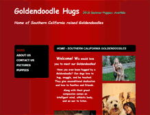 Tablet Screenshot of goldendoodlehugs.com